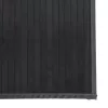  négyszögletű szürke bambusz szőnyeg 100 x 500 cm