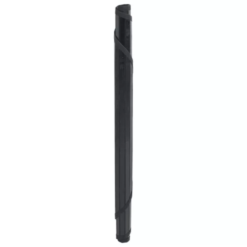  kerek fekete bambusz szőnyeg 60 cm