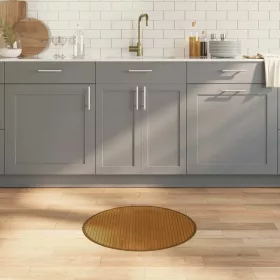  kerek barna bambusz szőnyeg 60 cm