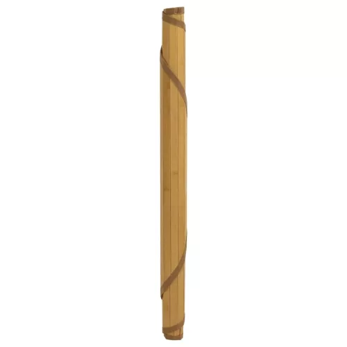  kerek természetes bambusz szőnyeg 80 cm