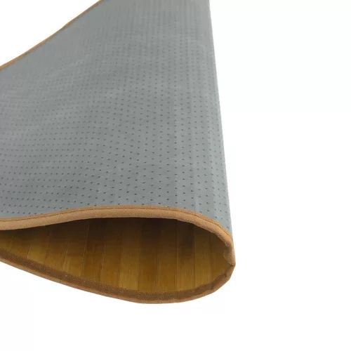  kerek természetes bambusz szőnyeg 80 cm