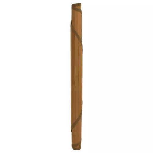  kerek barna bambusz szőnyeg 80 cm
