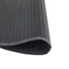  kerek szürke bambusz szőnyeg 80 cm
