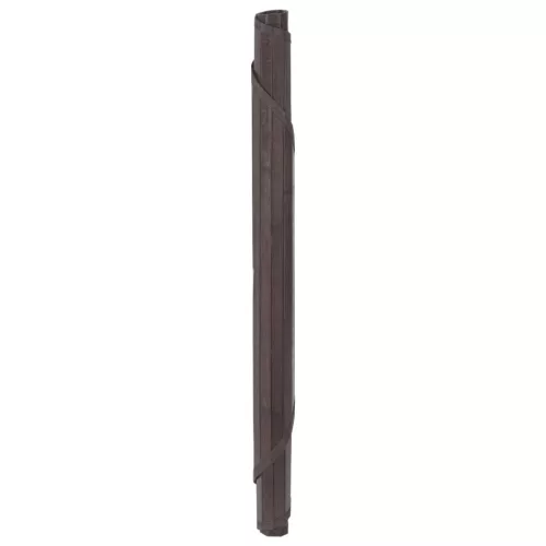  kerek sötétbarna bambusz szőnyeg 80 cm