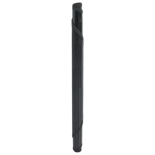  kerek fekete bambusz szőnyeg 100 cm