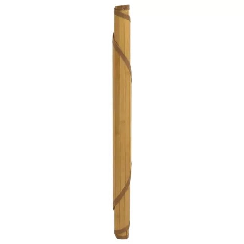  kerek természetes bambusz szőnyeg 100 cm
