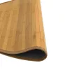  kerek természetes bambusz szőnyeg 100 cm