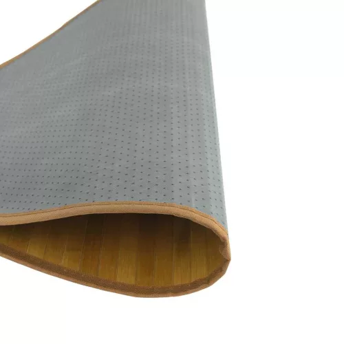  kerek természetes bambusz szőnyeg 100 cm