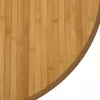  kerek természetes bambusz szőnyeg 100 cm