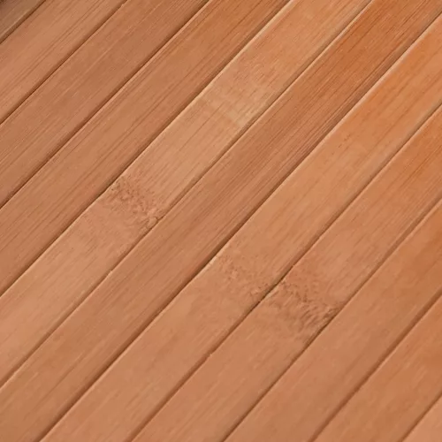  kerek természetes bambusz szőnyeg 100 cm