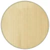  kerek világos természetes bambusz szőnyeg 100 cm