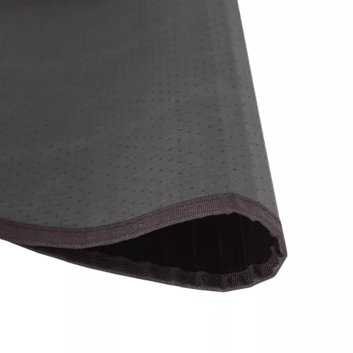 kerek sötétbarna bambusz szőnyeg 100 cm
