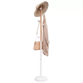  fehér porszórt vas ruhafogas 177 cm