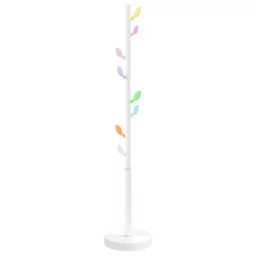  fehér porszórt vas ruhafogas 172 cm