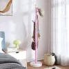  rózsaszínű porszórt vas ruhafogas 172 cm