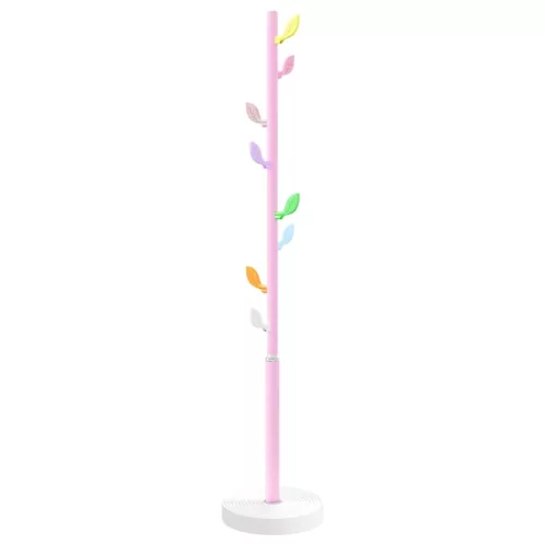  rózsaszínű porszórt vas ruhafogas 172 cm