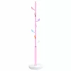  rózsaszínű porszórt vas ruhafogas 172 cm