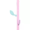  rózsaszínű porszórt vas ruhafogas 172 cm