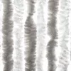  világosszürke és fehér zsenília rovarfüggöny 56 x 200 cm