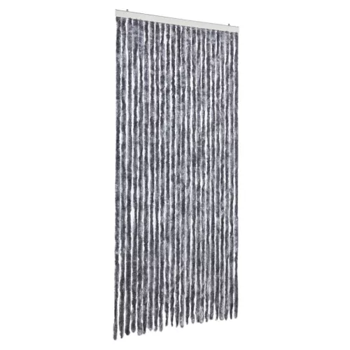  ezüst zsenília rovarfüggöny 100 x 200 cm
