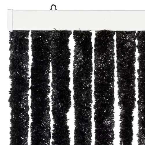  antracitszürke zsenília rovarfüggöny 100 x 200 cm