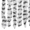  világosszürke és sötétszürke zsenília rovarfüggöny 56 x 200 cm