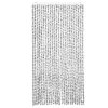  világosszürke és sötétszürke zsenília rovarfüggöny 100 x 200 cm