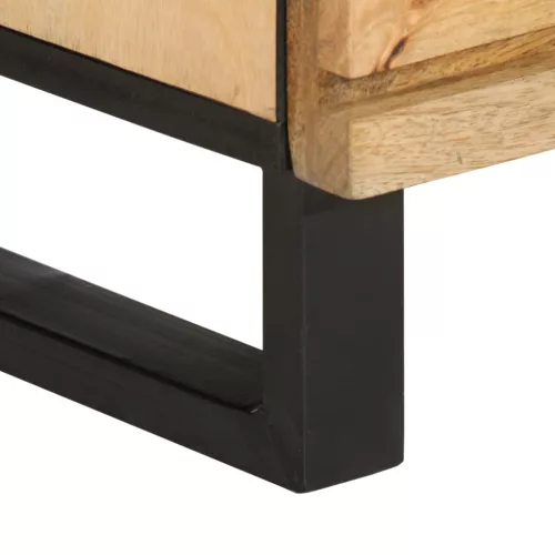  tömör nyers mangófa tálalószekrény 60 x 34 x 75 cm