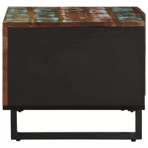  tömör akácfa dohányzóasztal 80 x 51 x 40 cm