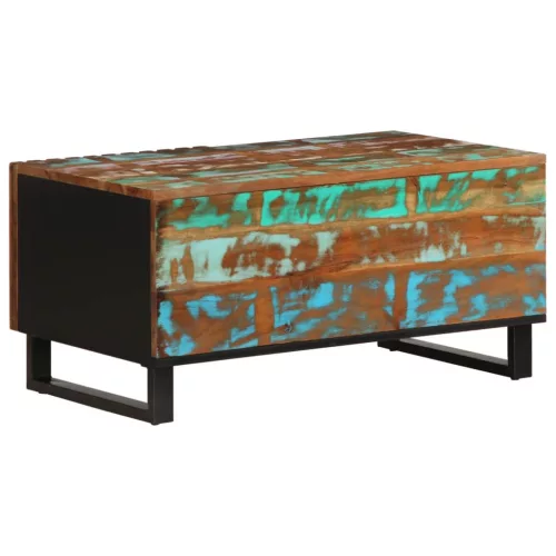  tömör akácfa dohányzóasztal 80 x 51 x 40 cm