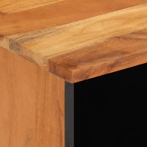  tömör akácfa TV-szekrény 100 x 34 x 46 cm