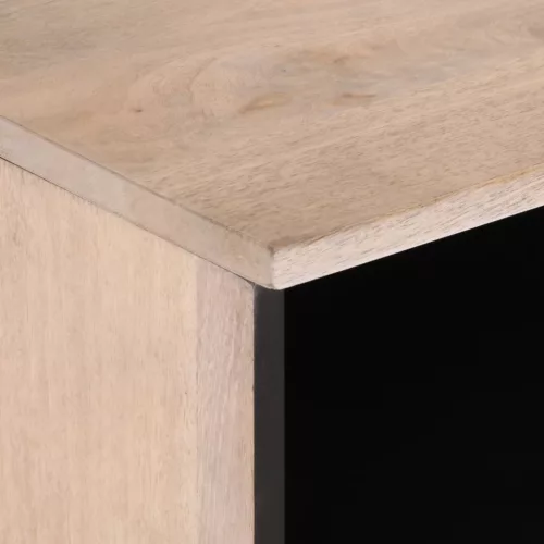  tömör mangófa TV-szekrény 100 x 34 x 46 cm