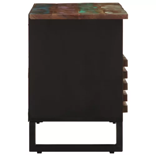  tömör akácfa TV-szekrény 100 x 34 x 46 cm