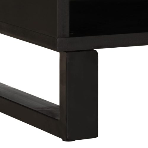  tömör akácfa TV-szekrény 100 x 34 x 46 cm