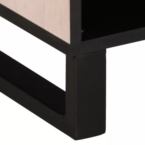  tömör mangófa TV-szekrény 80 x 34 x 46 cm