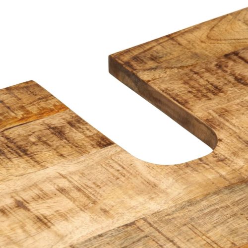  tömör mangófa fürdőszobai mosdószekrény 62 x 34 x 58 cm