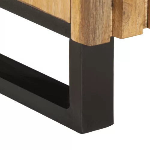  tömör mangófa fürdőszobai mosdószekrény 62 x 34 x 58 cm