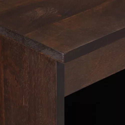  barna tömör mangófa tálalószekrény 60 x 34 x 75 cm