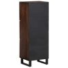  barna tömör mangófa magasszekrény 40 x 34 x 110 cm