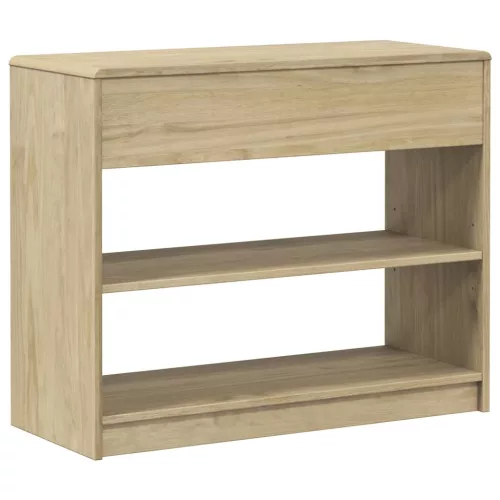  SAUDA tölgyszínű tömör fenyőfa tálalóasztal 89,5 x 36,5 x 73 cm