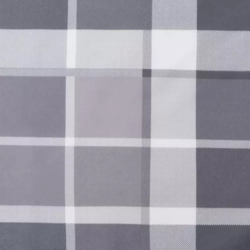  Kültéri párna Kockás 4 pcs Szürke Kockás 50 x 50 cm Szövet