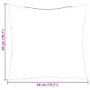  Kültéri párna Kockás 4 pcs Szürke Kockás 50 x 50 cm Szövet
