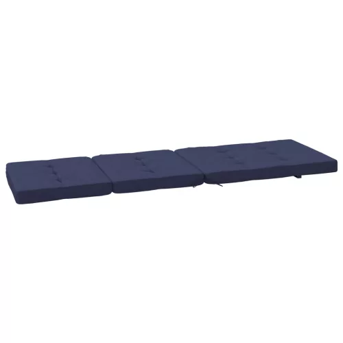  Kültéri párna 2 pcs Sötétkék 180 x 55 x 7 cm Szövet