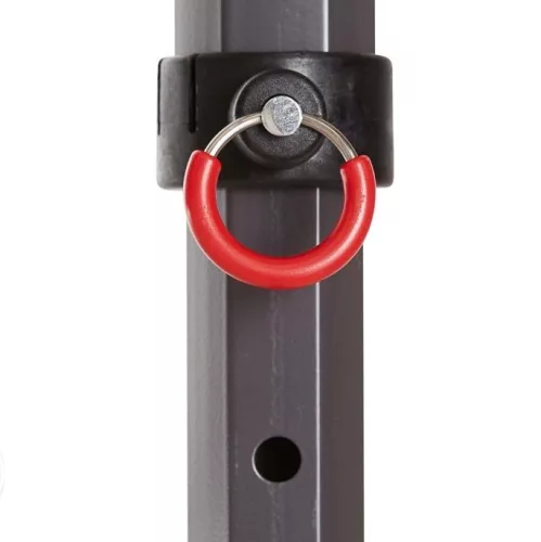 TP 4x4m összecsukható 750N acél vázas pavilon, 4 db oldalfallal - fehér