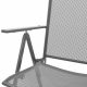 VID 2 db kültéri összecsukható acélhálós szék 
