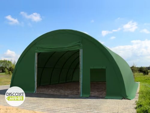 TP HIGHLANDER 9,15x20m erősített ipari sátorcsarnok / mezőgazdasági sátor tűzálló PRIMEtex 2300 ponyvával