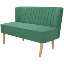VID Zöld szövet retro kanapé