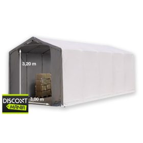   Skladišni šator 4x6m sa bočnom visinom 3m professional 550g/m2