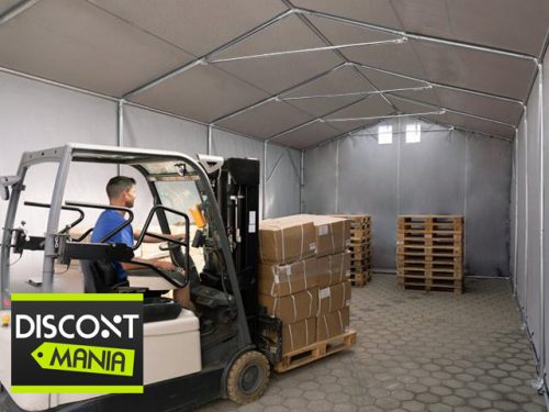 Skladišni šator 4x6m sa bočnom visinom 3m professional 550g/m2