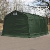 Garažni šator 3,3x7,2m+POKLON-PROFESSIONAL PVC 550g/m2-zelene boje